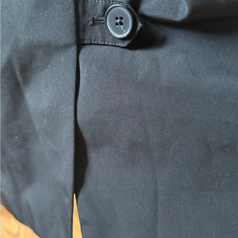 VTG London Fog Women's Black Lightweight Trench Coat - Picture 9 of 13